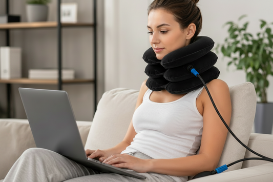 Cervical Neck Traction Device | Inflatable Neck Stretcher for Pain Relief