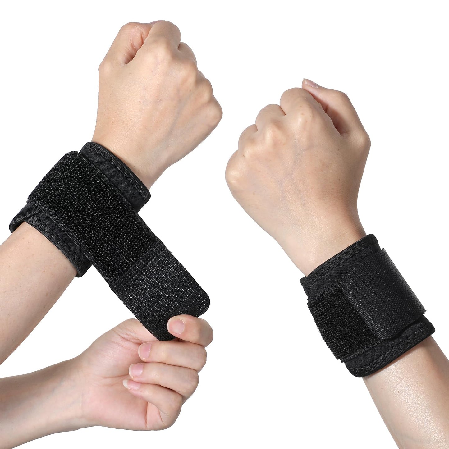 Wrist Support Brace | Carpal Tunnel & Wrist Pain Relief (Pack of 4)