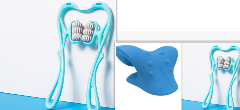 Neck & Shoulder Massage Roller | 6-Wheel Deep Tissue Relief Tool