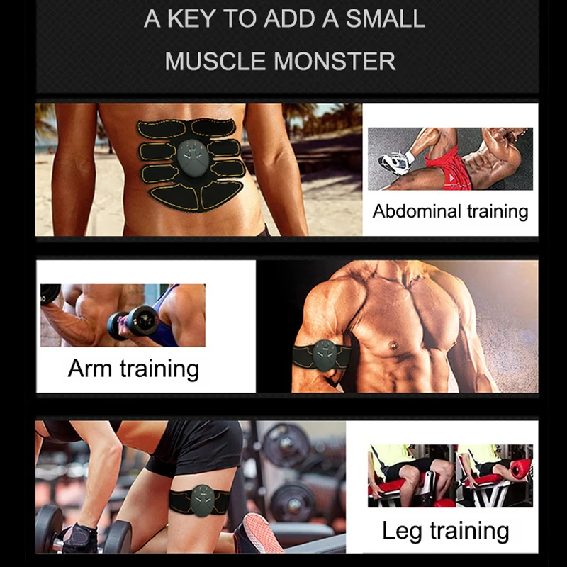 EMS Ab Stimulator | Electric Muscle Toner for Core & Full Body