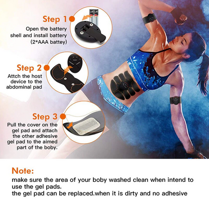 EMS Ab Stimulator | Electric Muscle Toner for Core & Full Body