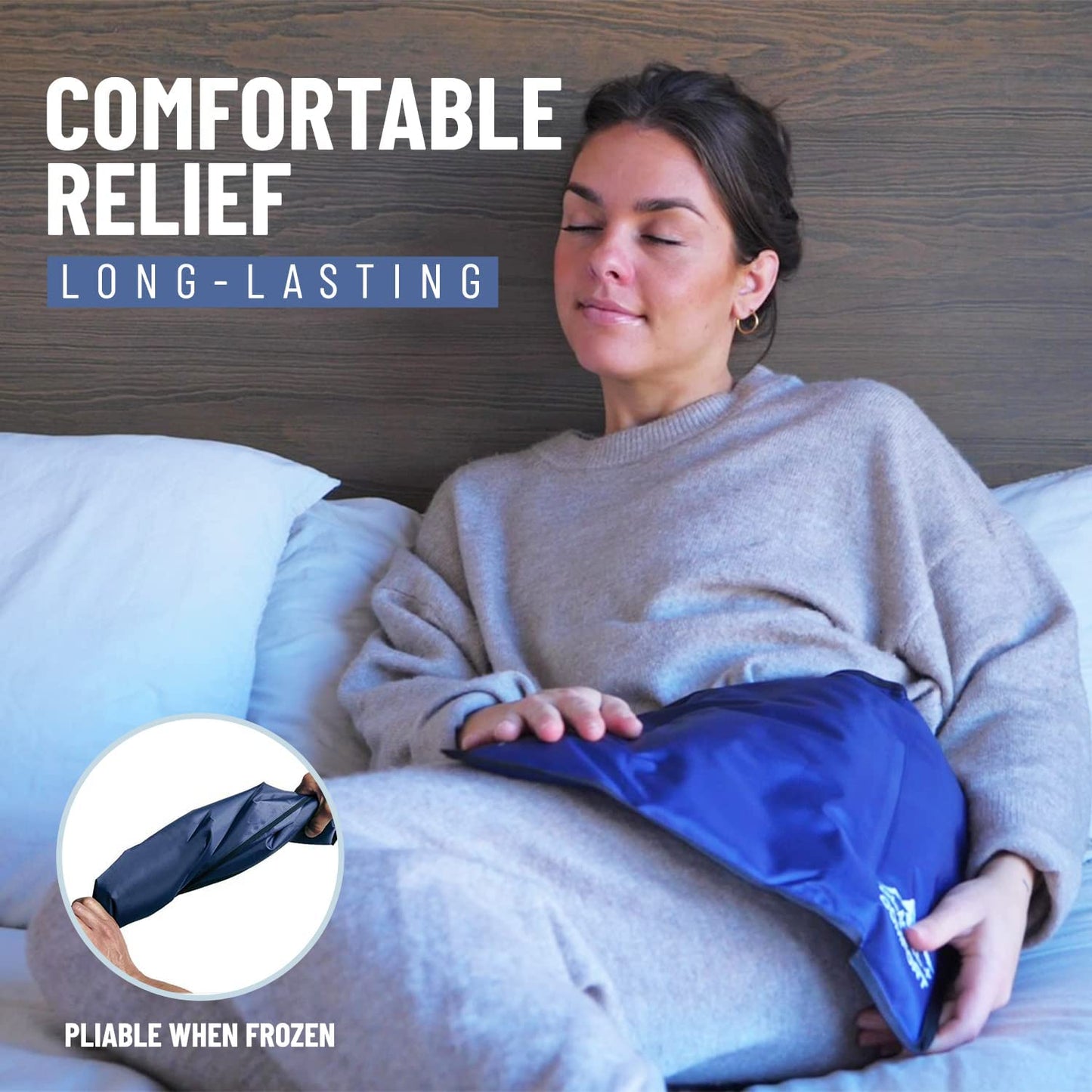 Reusable Gel Ice Pack | Hot & Cold Therapy for Pain Relief & Recovery