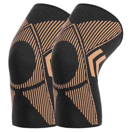 Knee Compression Sleeve 2-Pack | Knee Brace for Meniscus and Arthritis Pain Relief and Support