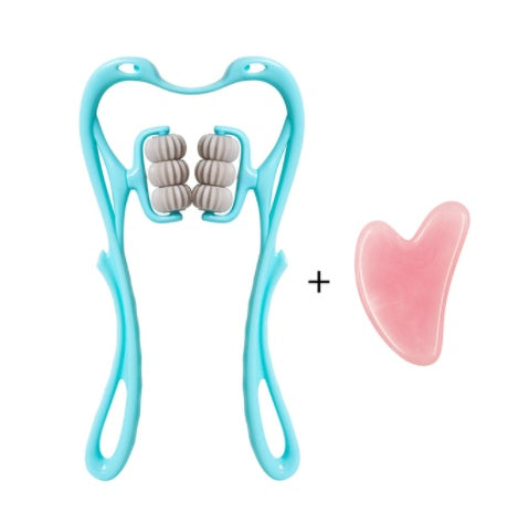 Neck & Shoulder Massage Roller | 6-Wheel Deep Tissue Relief Tool