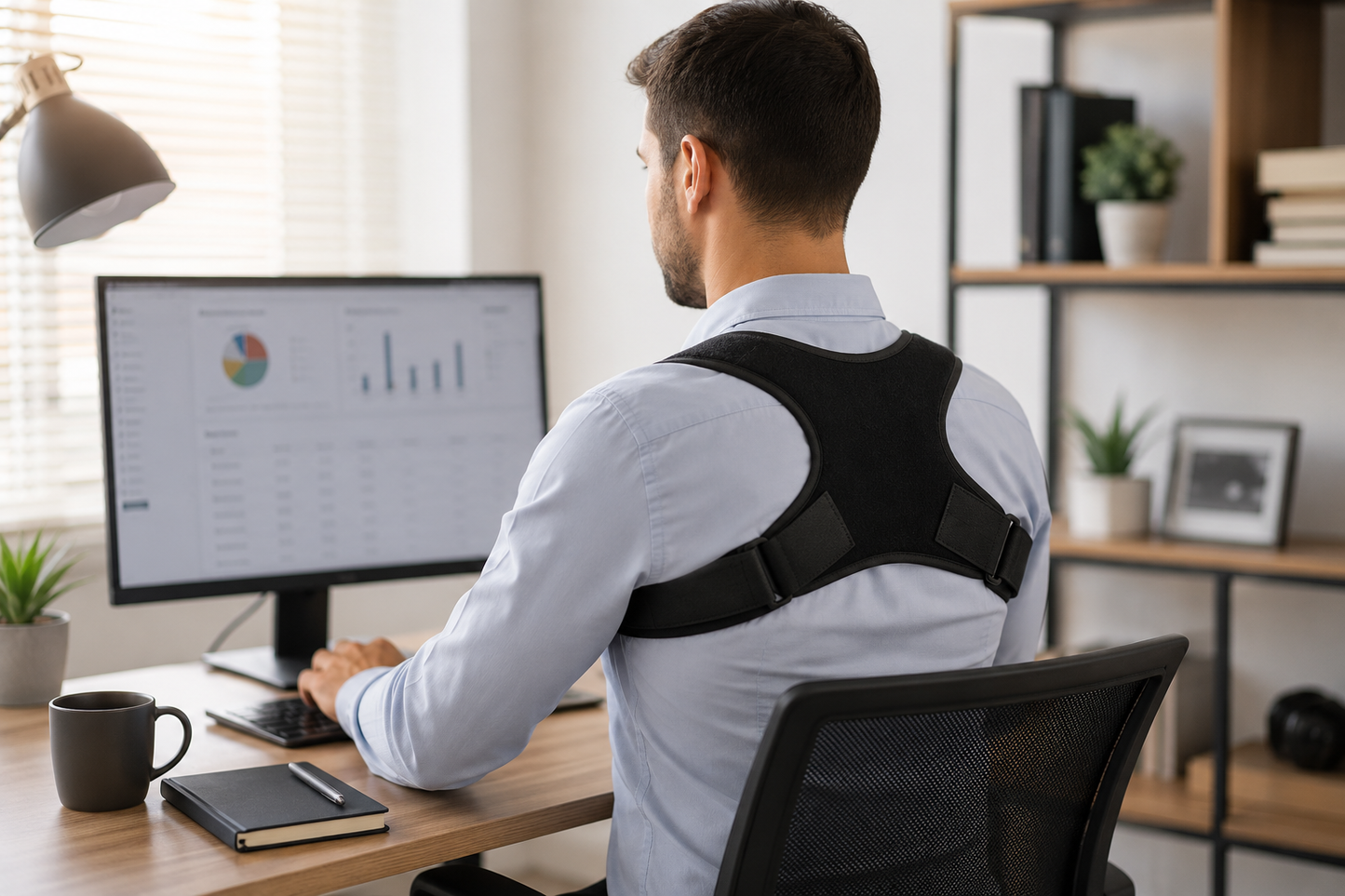 Posture Corrector Brace for Men & Women | Upper Back & Clavicle Support