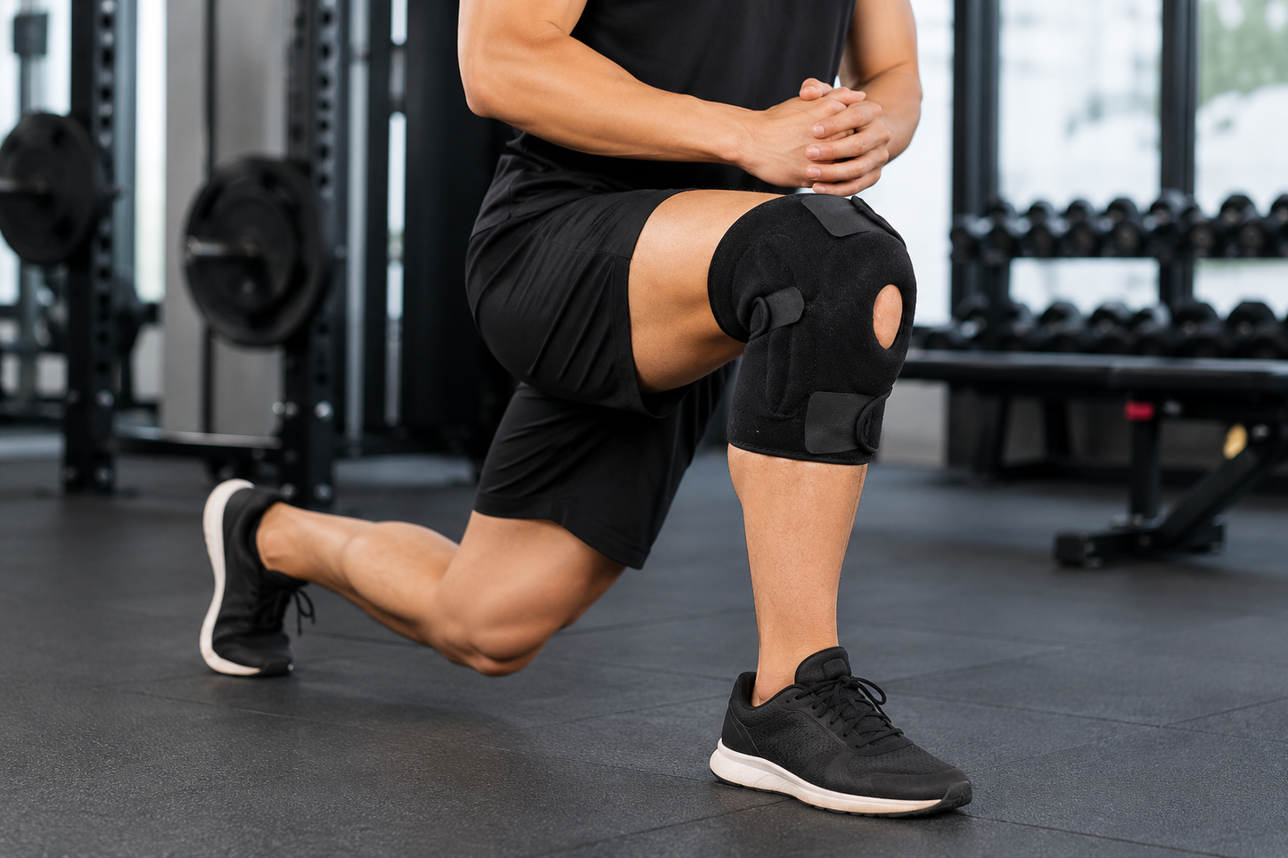 Sports Knee Brace with Silicone Grip | Compression & Joint Support