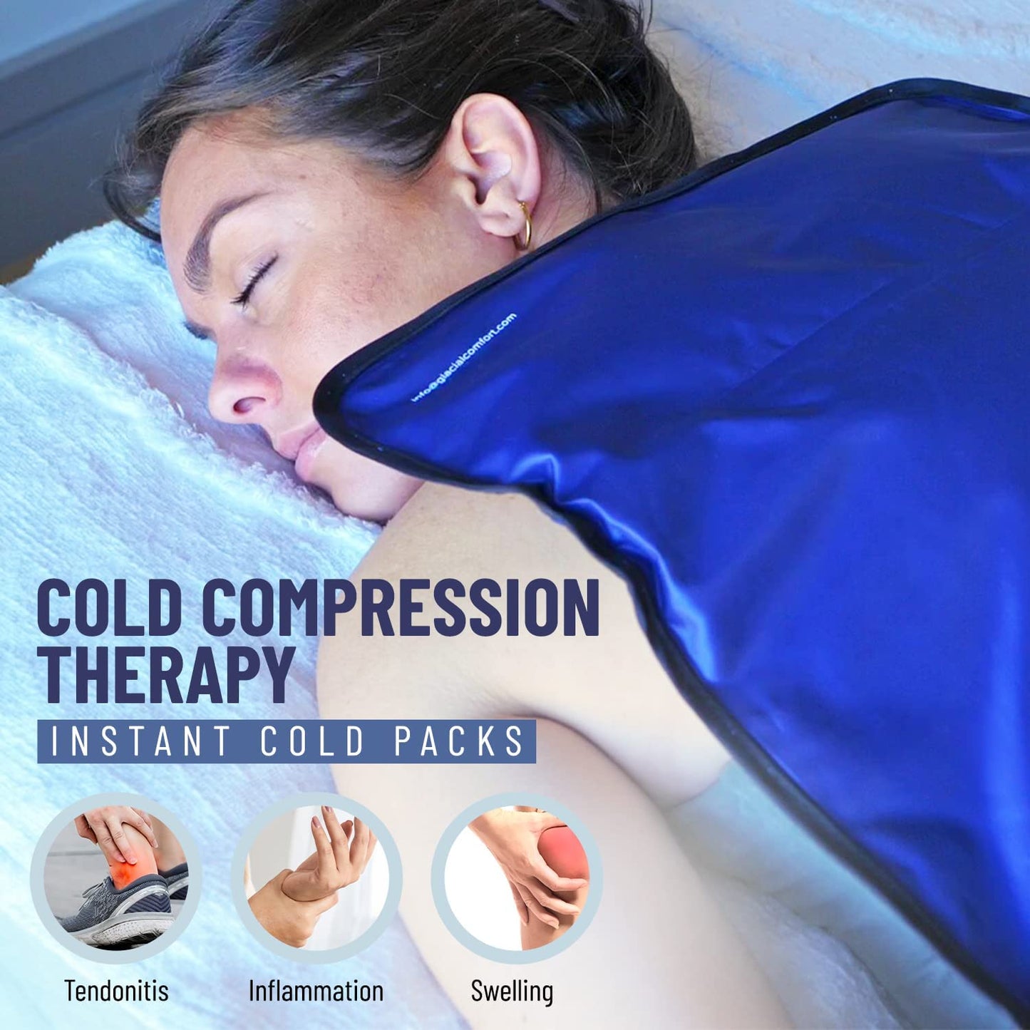 Reusable Gel Ice Pack | Hot & Cold Therapy for Pain Relief & Recovery