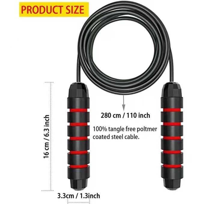 Heavy-Duty Speed Jump Rope with Ball Bearings | Boxing & CrossFit