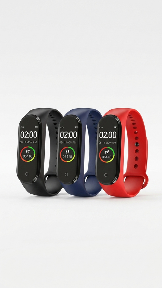 Smart Fitness Tracker Watch | Heart Rate & Sleep Monitor with Touch Screen